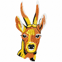 Gazelle Embroidery Design 12 Gazelle Embroidery Design 12